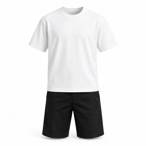 Essential T-shirt and tailored shorts set